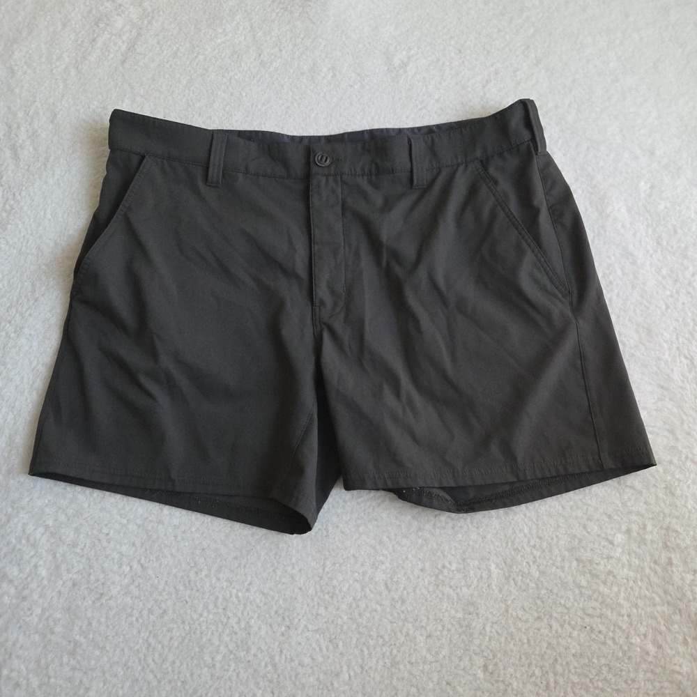 Huk Performance Fishing Shorts Mens 2XL Black Lightweight Strech Waist Outdoors